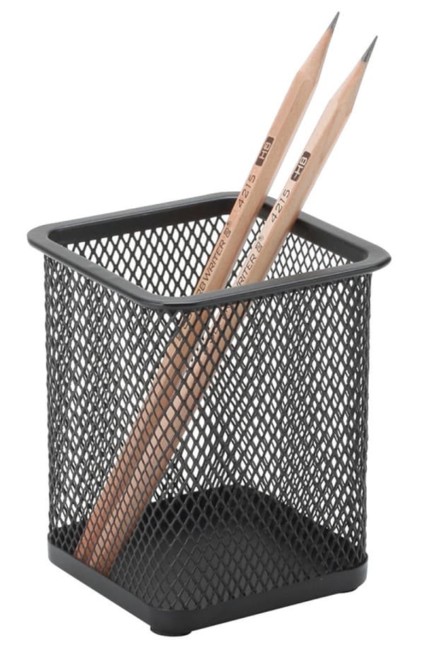 - Tilslut 'KF15106' Metal Firkantet Pen Cup