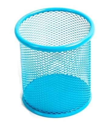 Metal Pen Cup Organizer Mesh Leviatan Blå