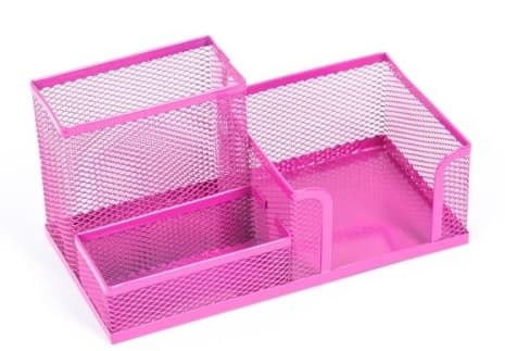 Leviatan Pink Metal Organizer med rum