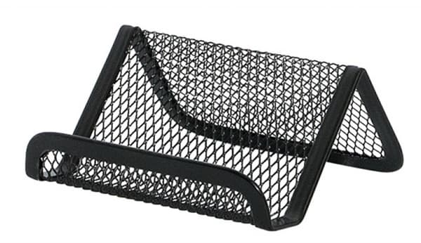 Visitkortholder Metal Sort EK22507