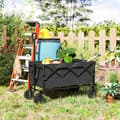 Miniatyrbillede 2 af 9: Havevogn, 95x55x102 cm, Sort