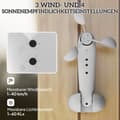 Miniatyrbillede 5 af 9: Vejrstation, Sonnensensor Elektrisk Vindsensor, 22x11x9 cm, Hvid