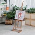 Miniatyrbillede 2 af 9: Staffeli, 53x50.5x171-230 cm, Natur