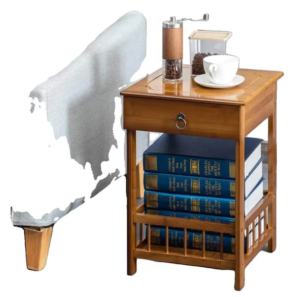 Natbord, Bambus Materiale, Skuffeopbevaring, Chokolade