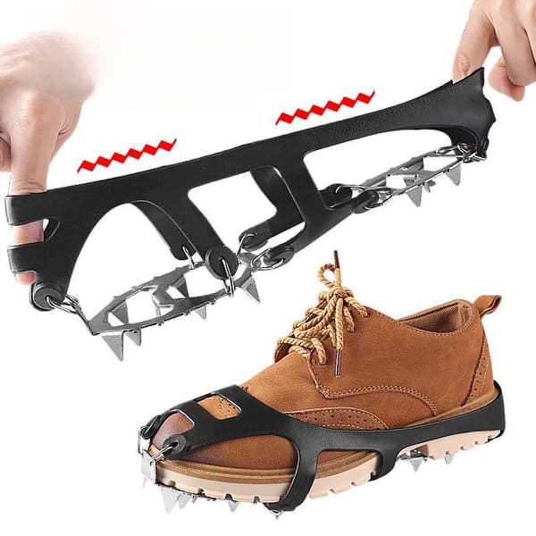 INF Tukevat teräspiikit - Crampons Musta M