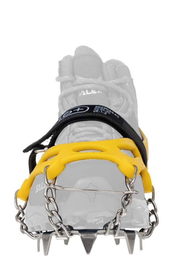 Piikit - liukumattomat teräshampaat - Kenkien kahvat Pro Traxion - keltainen - koko XS (33-35)