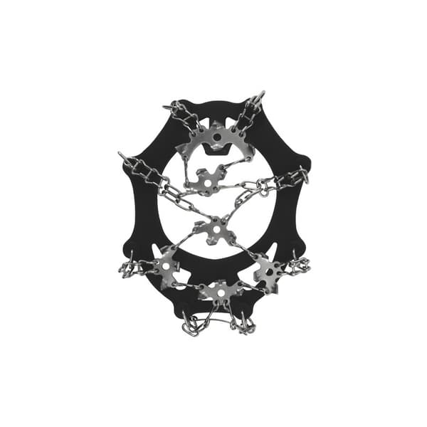 INF Liukumattomat jääraudat - 19 piikkiä - Suuri musta (EU 40-44)