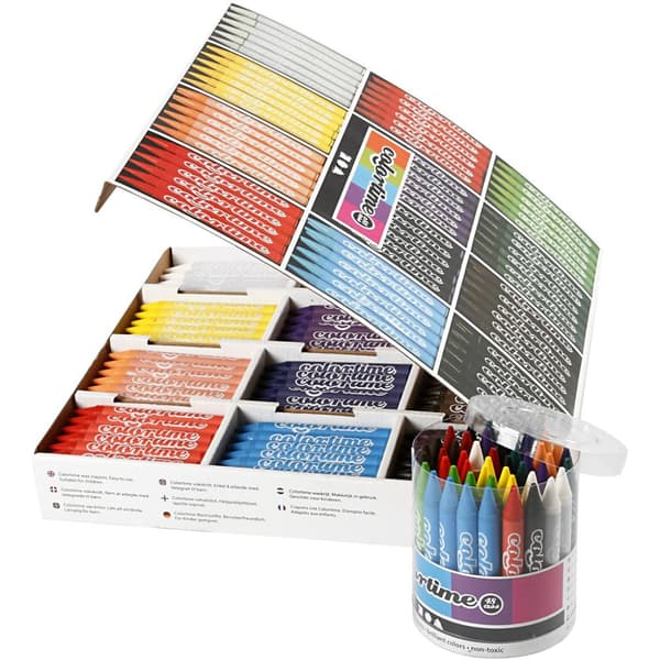 Colortime färgkritor - Mixade färger - 288 st