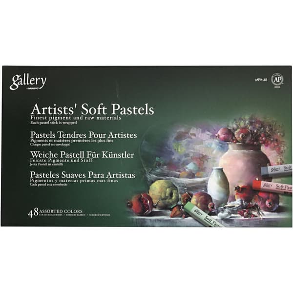 Torrpastell - Soft Pastel Gallery - Mixade Färger - 48 st