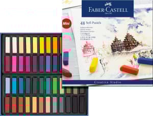 Kritt Softpastellkritt 48 Farger Faber-Castell