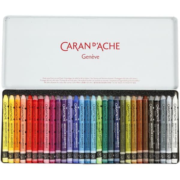 CARAN D’ACHE Neocolor II, L: 10 cm, tykkelse 8,5 mm, ass. farger, 30 stk./ 1 pk.