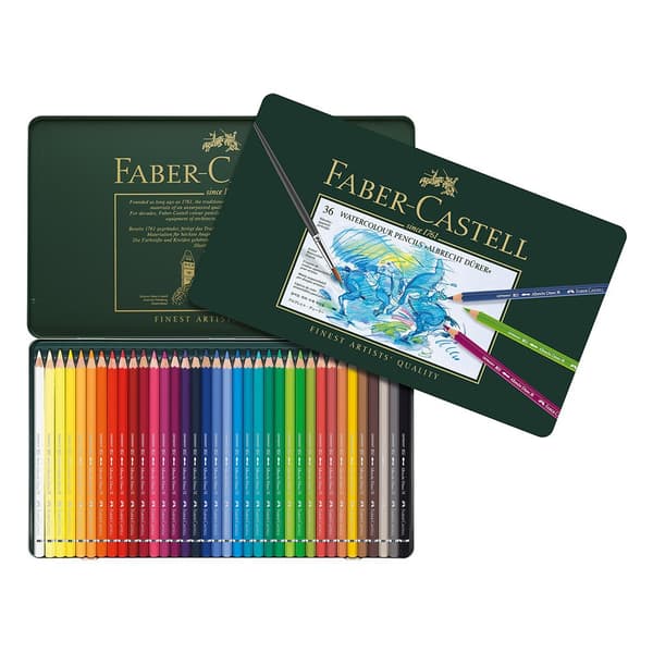 Faber-Castell - Albrecht Drer Watercolour pencils - Tinbox of 36 (117536)