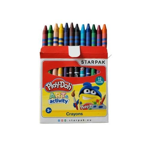 Starpak Play-Doh - Kritor i Olika Färger (12-Pack)