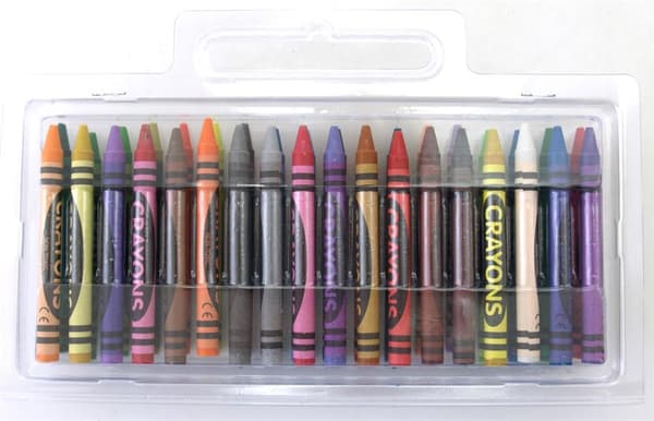 36-Pack - Färgkritor / Kritor - Mixade färger