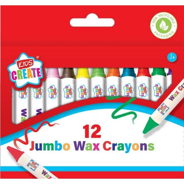 Anker Jumbo vaxbaserad krita (12-pack) Multicoloured One Size