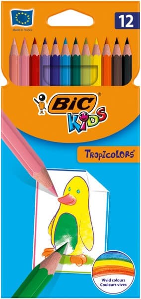 Bic Tropicolor 12k splittersäkra pennor