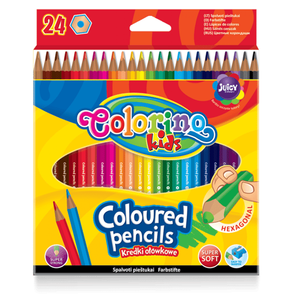 Colorino 24-färgs penna kritor