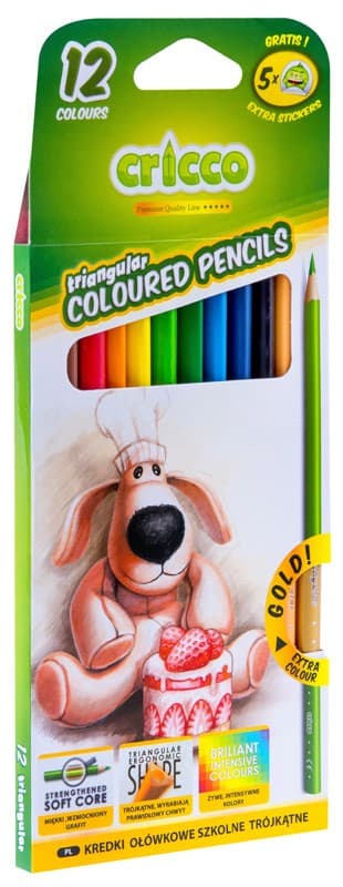 Cricco 12 farveblyanter