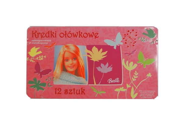 Lyijykynät 12 väriä metallilaatikko Barbie Top2000