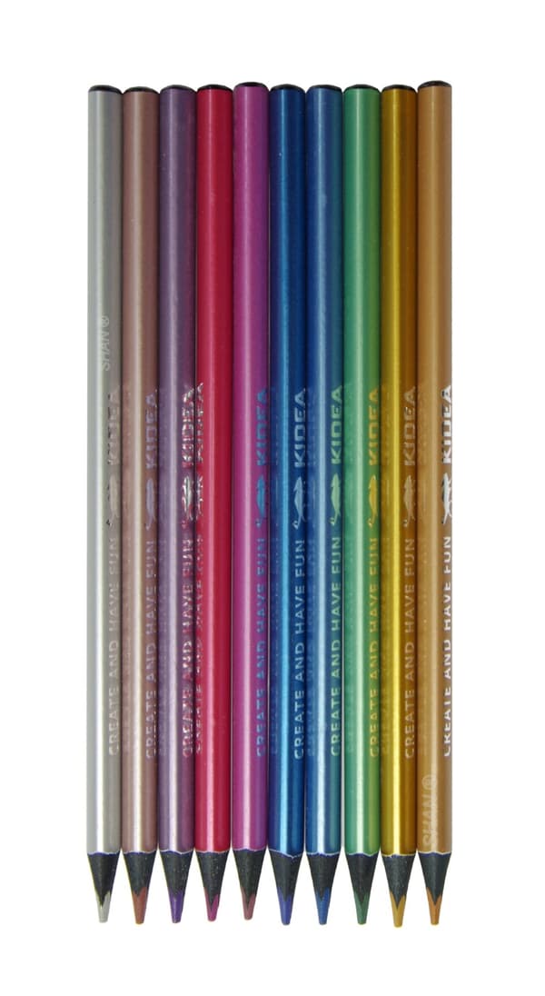 Kidea 0359 Triangulära pennor 10k Metallic