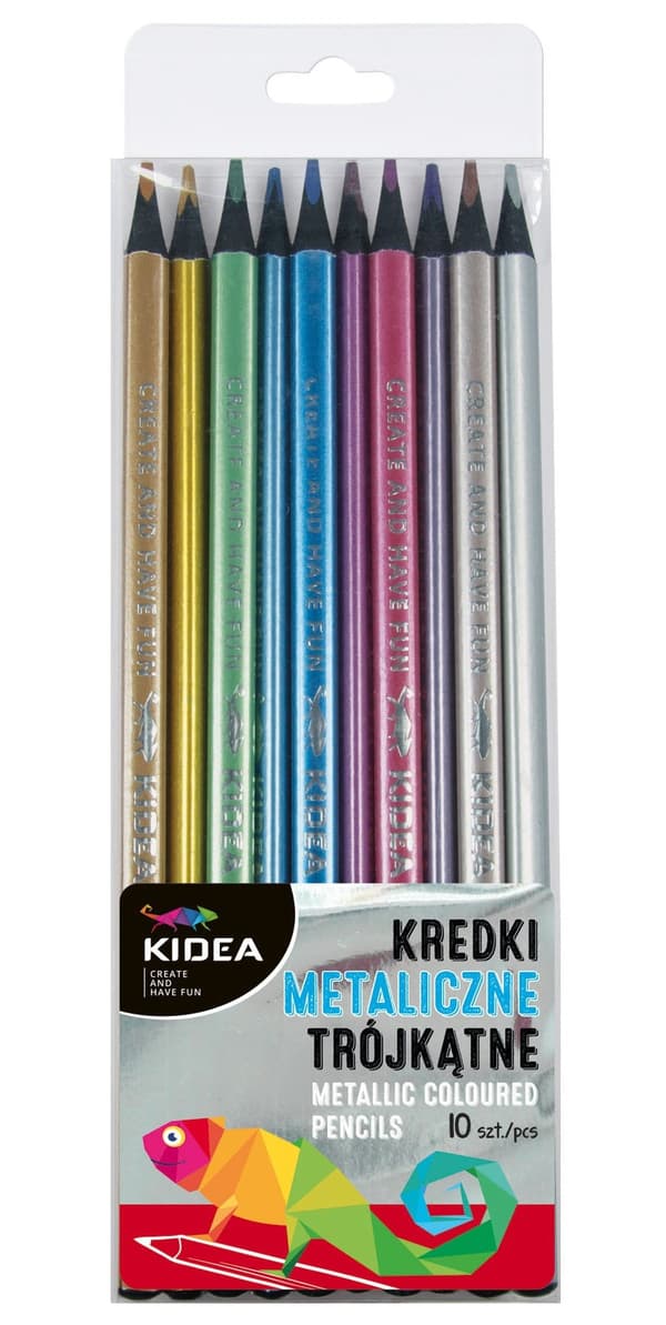 Kidea 0359 Triangulära pennor 10k Metallic