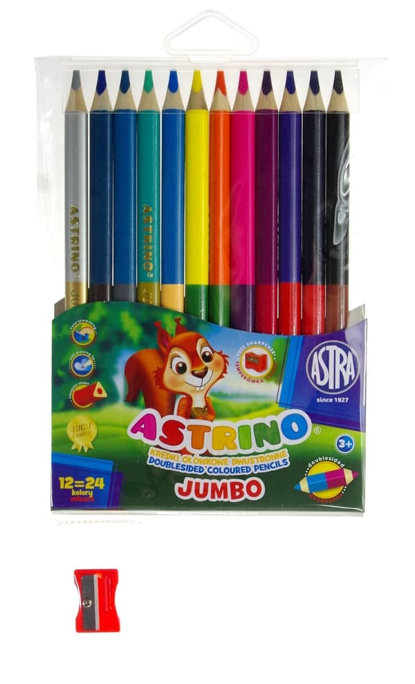 Sæt med Astrino Jumbo og Candle + Rainbow 4205 blyanter
