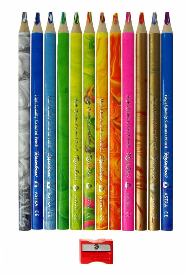 ASTRA 4199 Rainbow Crayon Sæt