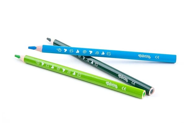 Trekantede Jumbo farveblyanter 13 farver Mickey og venner Colorino