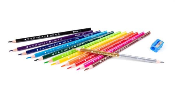 Trekantede blyantblyanter 13 farver Avengers Colorino spidser