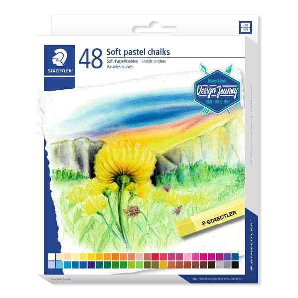 Staedtler S2430 48-färgs mjuka pasteller