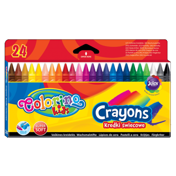 Vaxkritor 24 färger Colorino