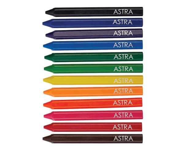 Triangulära vaxkritor 12k Astra nr. 2893