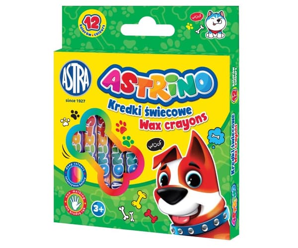 Vaxkritor 12 färger Astrino 8341