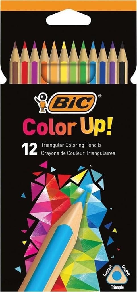 Bic Color Up! lyijykynä värikynät 12 väriä