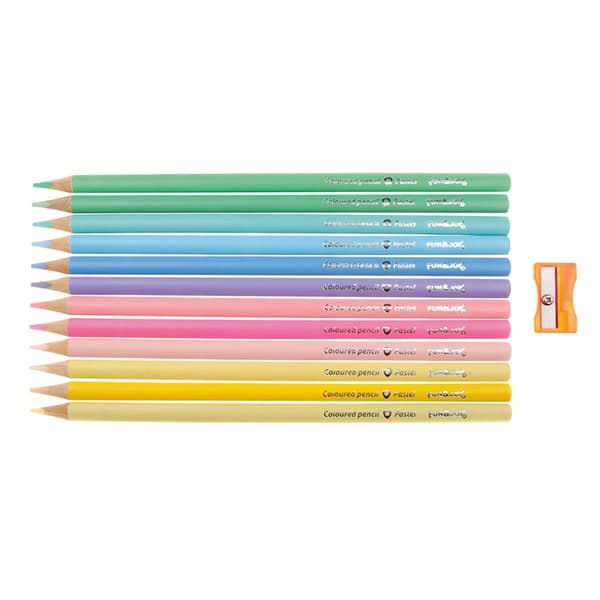 Trekantede blyantblyanter 12k pastel Fun&Joy