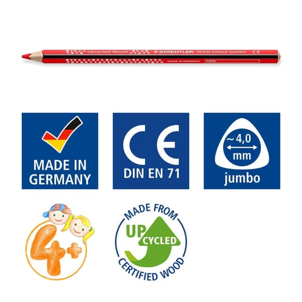 Kolmiokynät 12k JUMBO Noris Staedtler