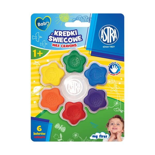 STARS voksblyanter 6 stk Astra Baby