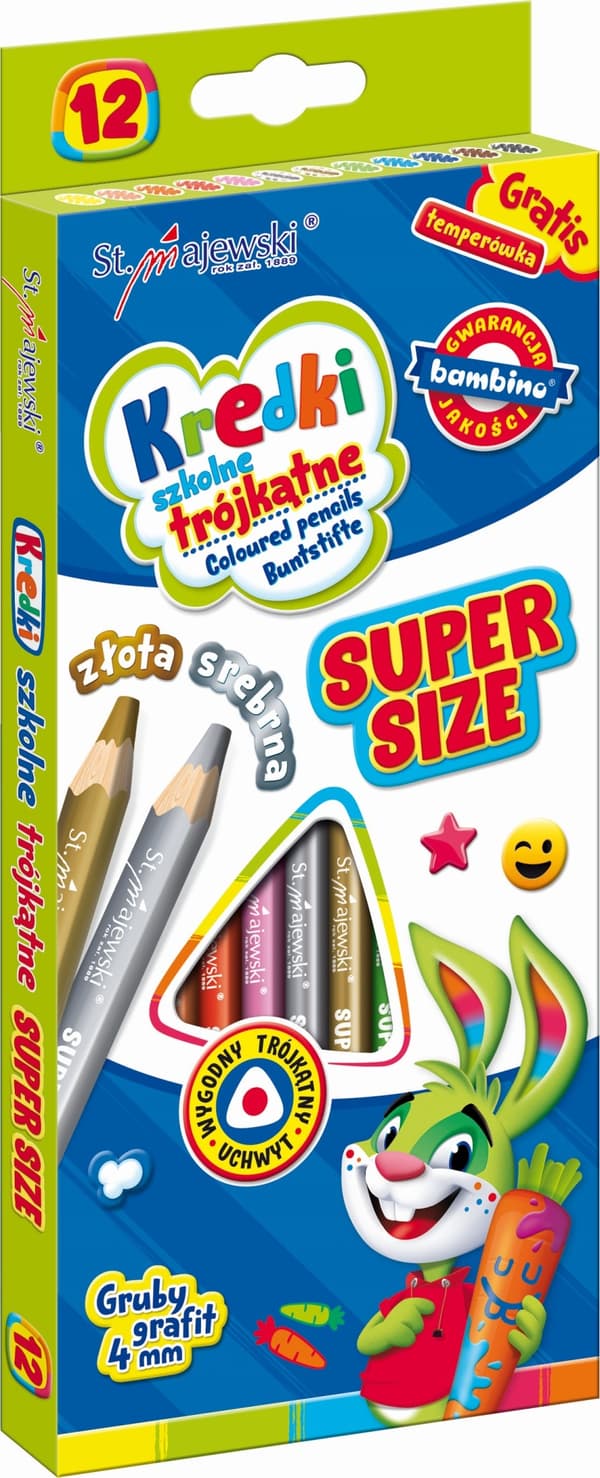 Kolmiokynät SUPER KOKO 12k teroittimella Bambino