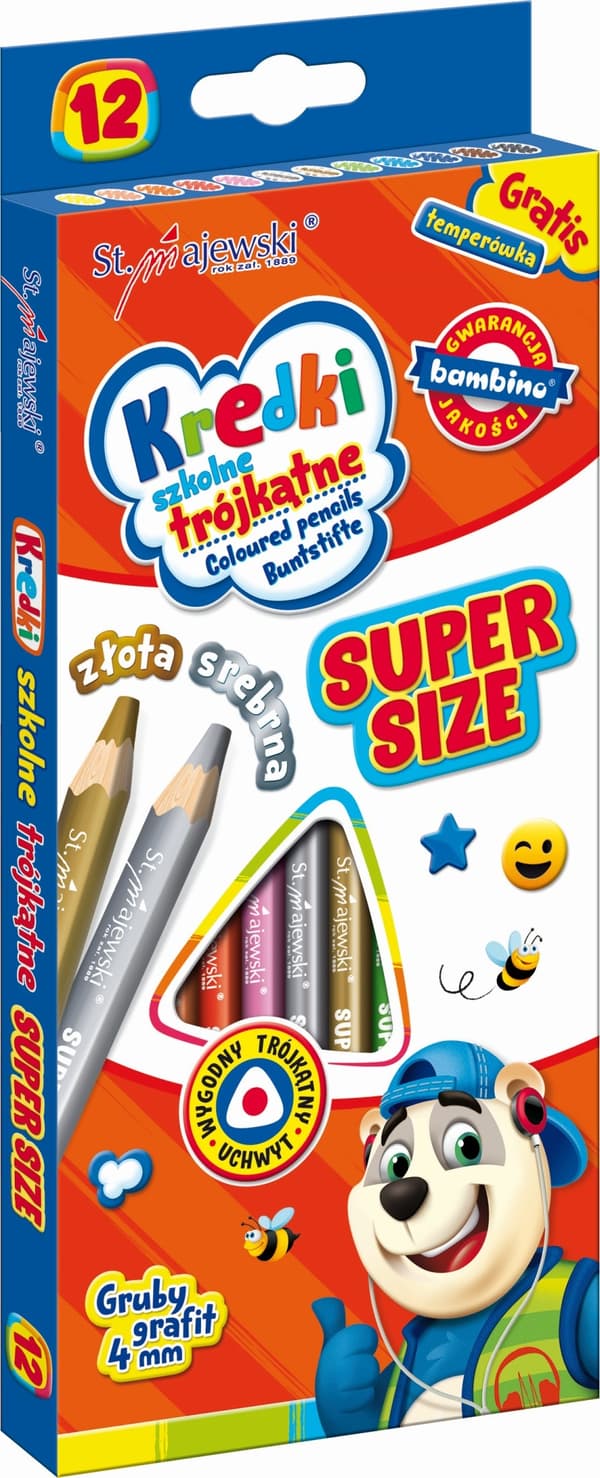 Kolmiokynät SUPER KOKO 12k teroittimella Bambino