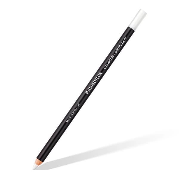 Staedtler valkoinen lasi kromi vedenpitävä kynä