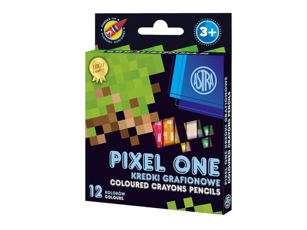 Pixel One Astra 12 färgpennor i kaolinlera