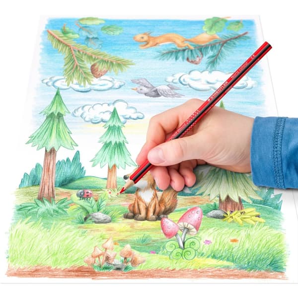 Trekantiga pennor 24k Noris Wopex Staedtler