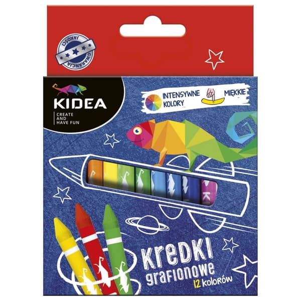 Kidea 12-farve grafit blyanter