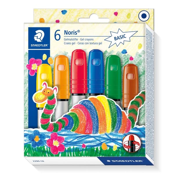 Twister gelkritor 6 färger Staedtler