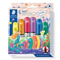 Miniatyrbild 1 av 7: Twister gelkritor 6 färger glitter Staedtler
