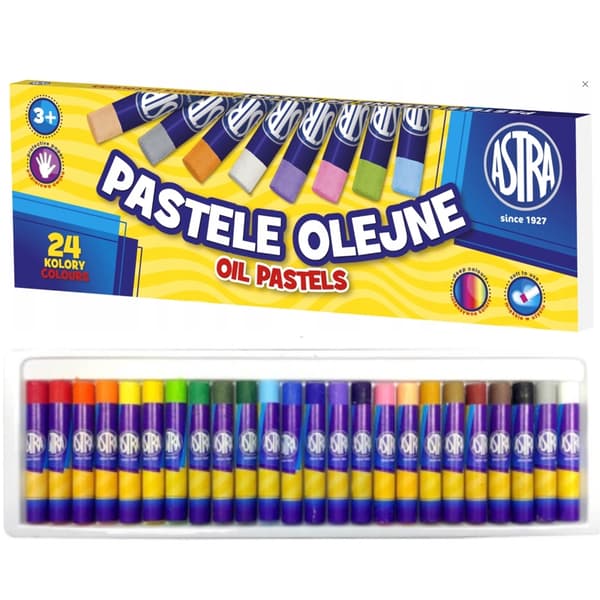 Oliepastelblyanter Astra 24 farver AS313112002