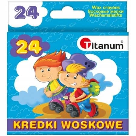 Vahakynttilän väriliidut 24 väriä