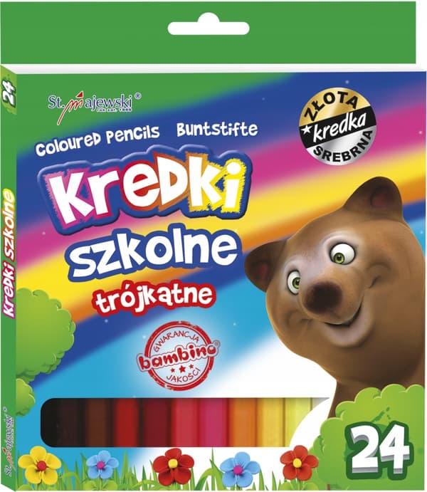 Bambino pennor triangulära 24 färger