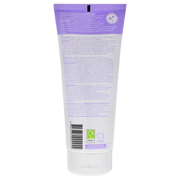 Miracle Tan Eraser fra Skinny Tan til kvinder - 7,03 oz creme