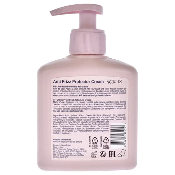 Climaplexin Anti Frizz Protector Cream for Unisex - 8,45 unssin voide